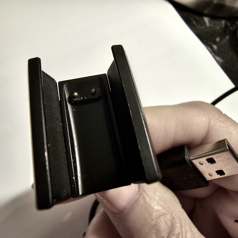 FITBIT charging cable - USB , 20" cable, black - Picture 2 of 6